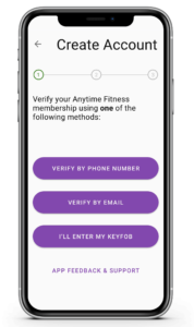 how to use anytime fitness workout app