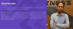 anytime fitness director navendu jain profile